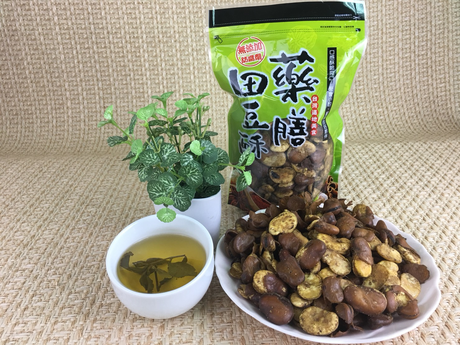 藥膳田豆酥(原味-全素、蒜味)