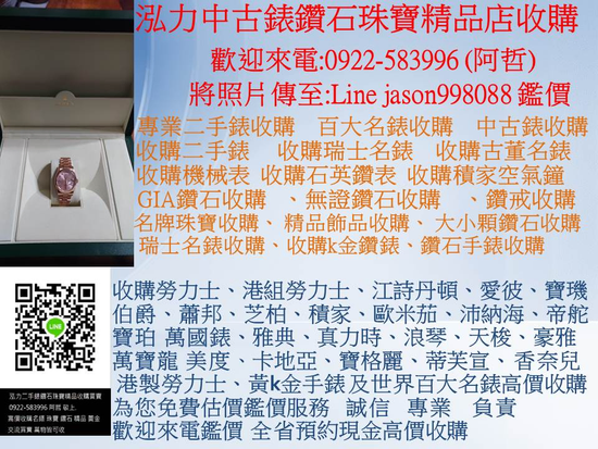 收購沛納海 帝舵 歐米茄 萬國錶 卡地亞 腕錶