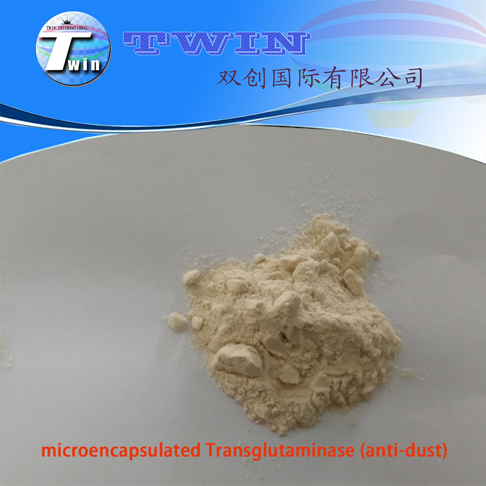 微膠囊化的麩醯胺酸轉胺酶