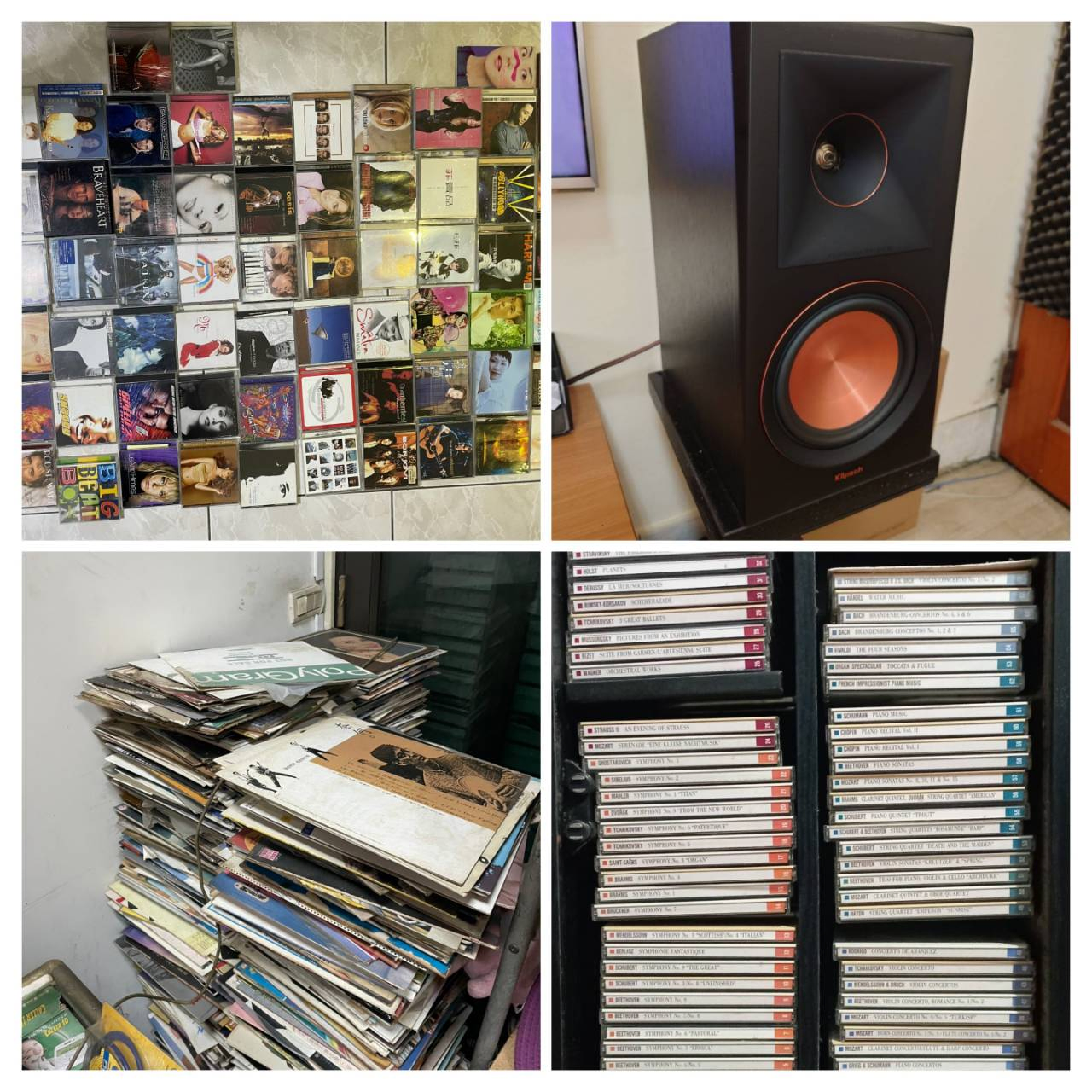 專收音響喇叭擴大機CD唱片錄音帶黑膠唱片收購