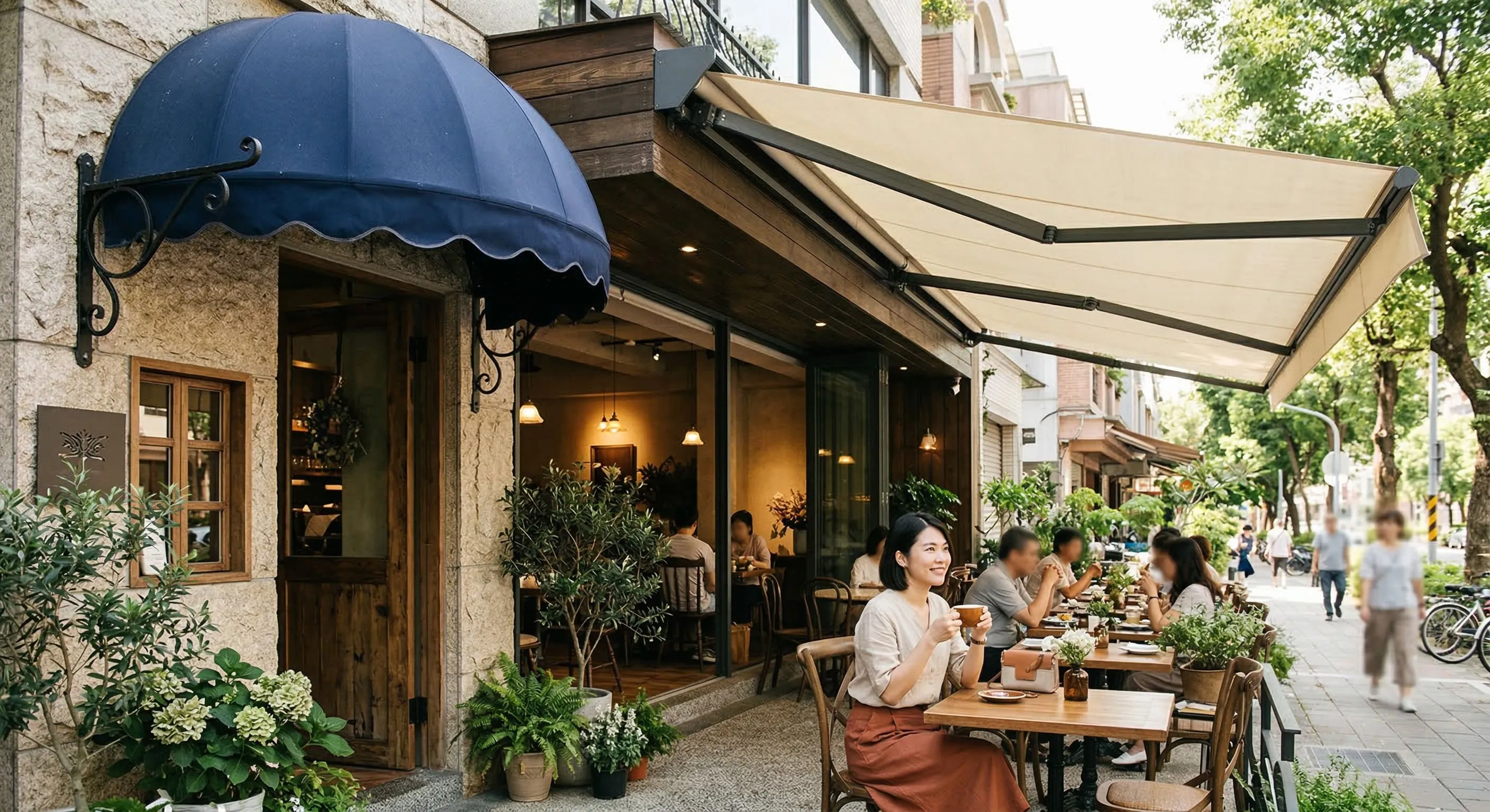 台中伸縮遮雨棚