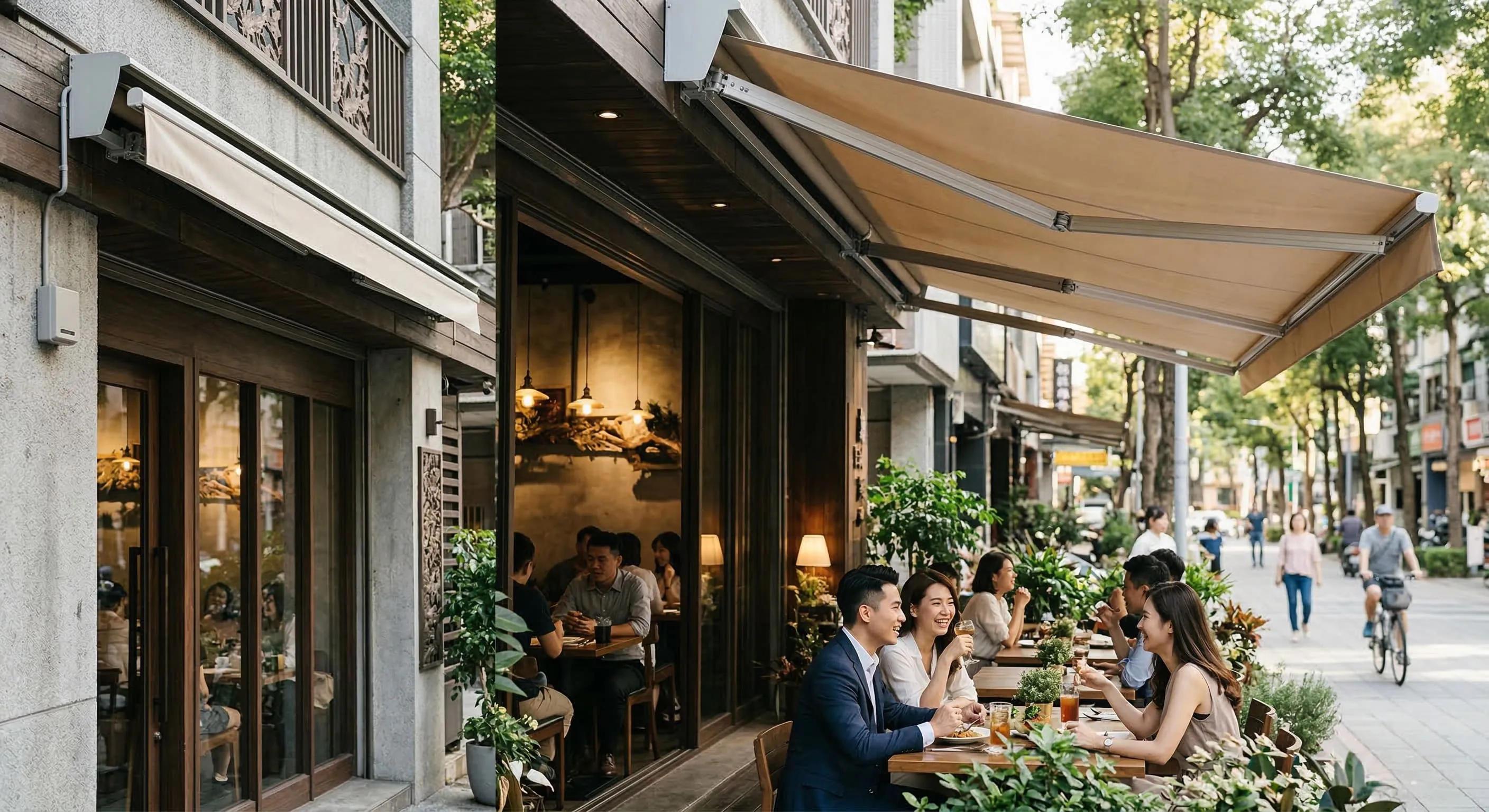店面伸縮遮雨棚