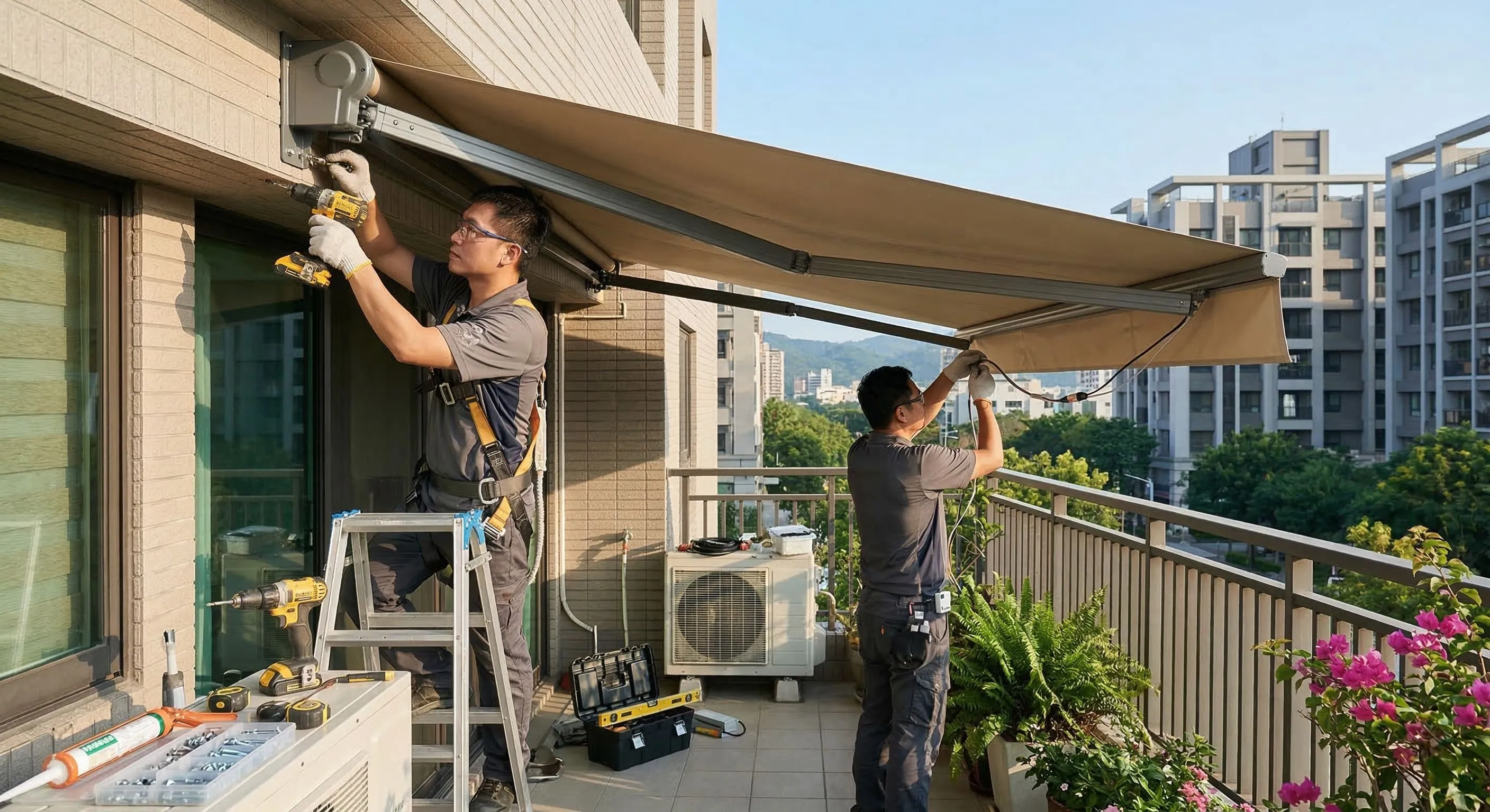 台中電動遮陽棚