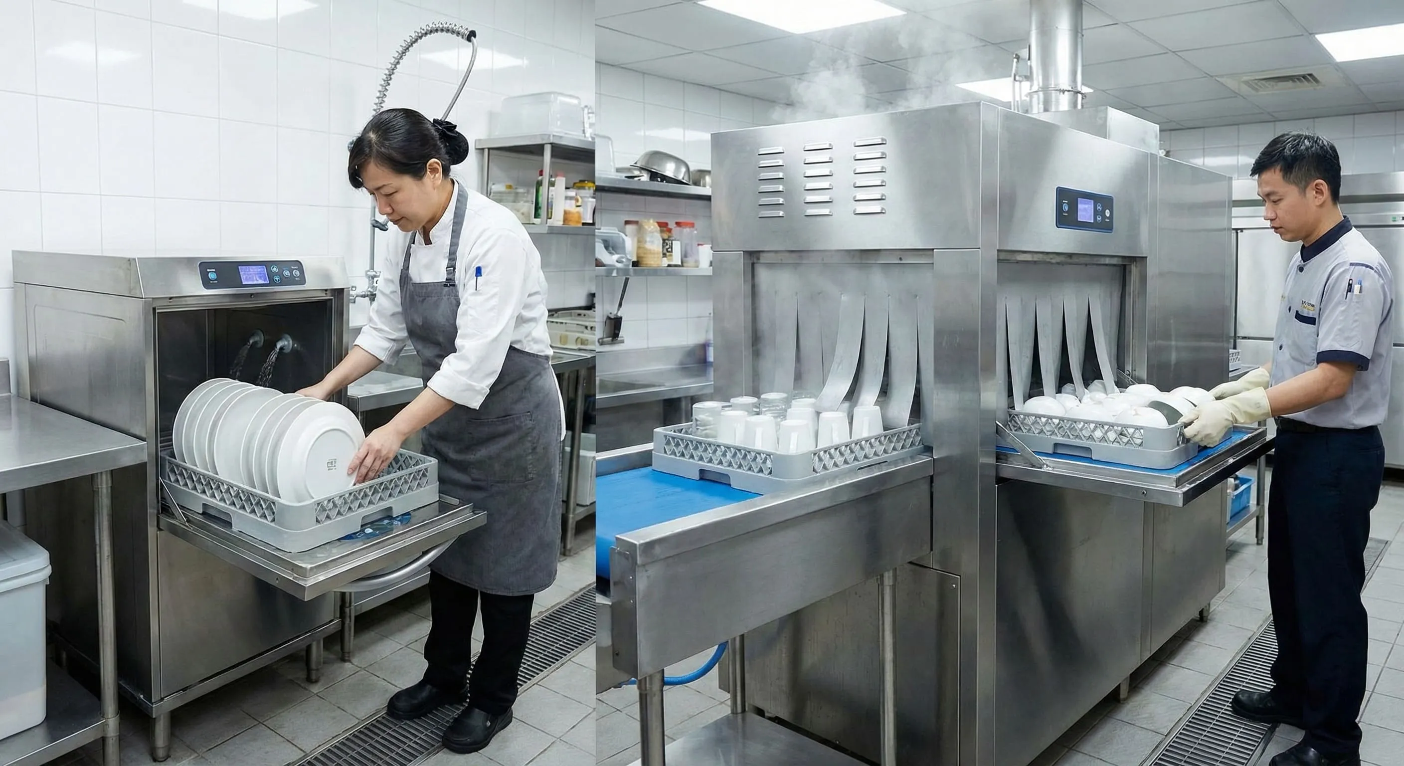 小型與履帶式洗碗機