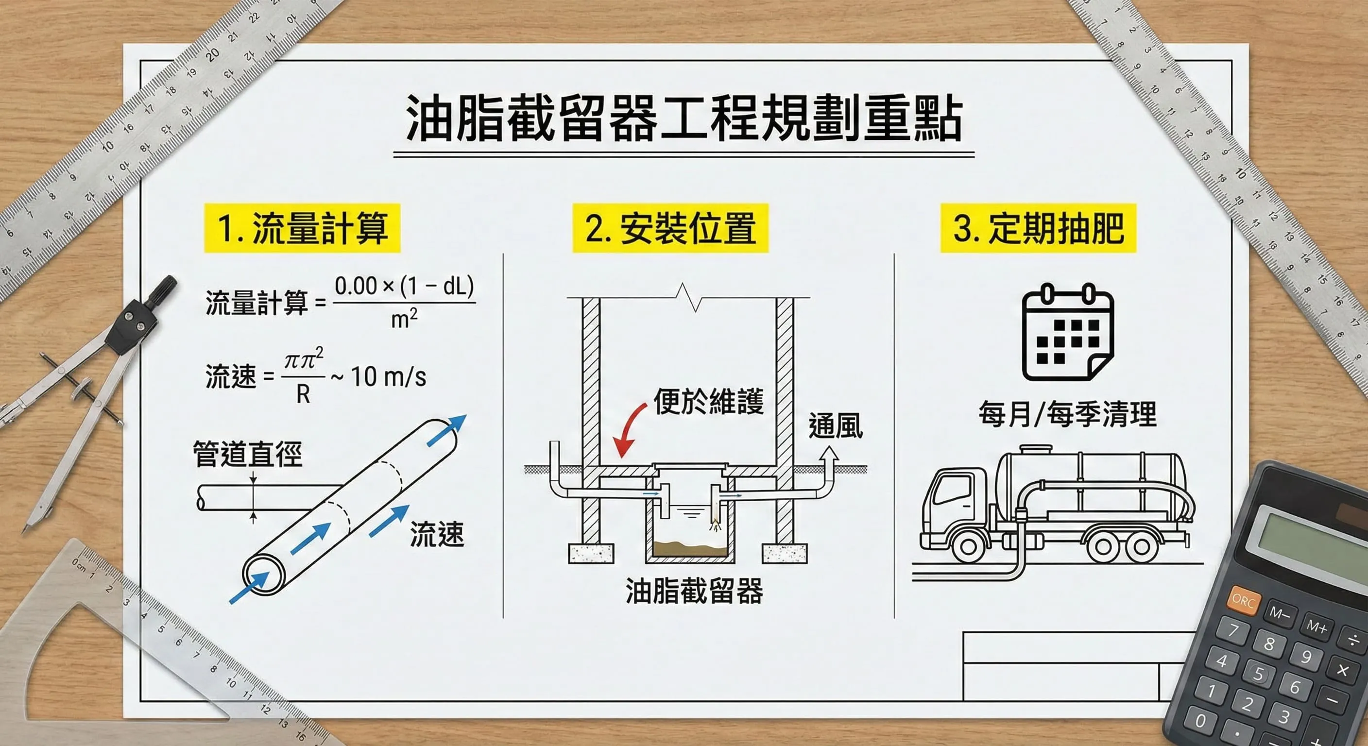 油脂截留器的工程規劃