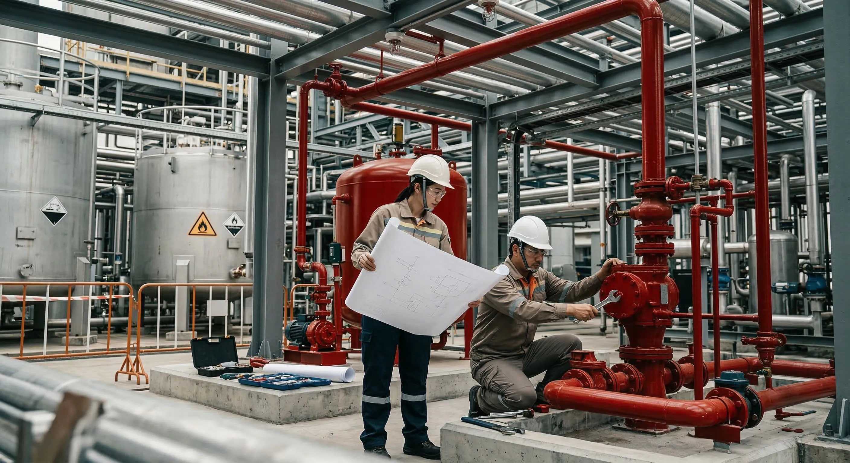 2-2應對特殊化學品與高火載量:自動滅火系統與泡沫滅火設備施