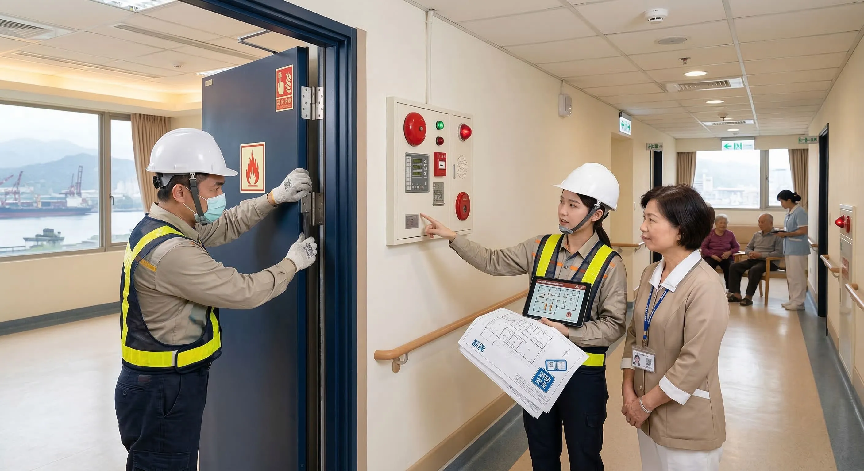 5-1守護弱勢安全：北基區長照機構消防法規解析與防火門安裝實