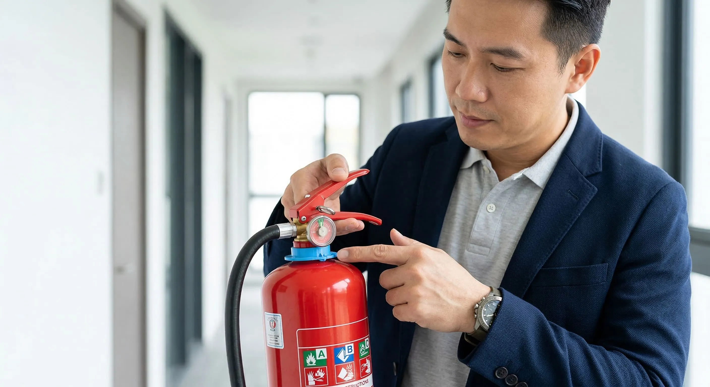 6-2檢視您的安全防線：壓力表與滅火器檢修環的判讀秘訣