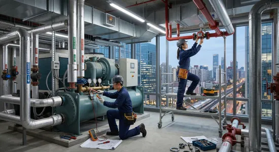 提升商辦效能：從中央空調維修保養到消防管線改管的一站式服務