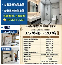 浴室翻修費用,浴室裝修價錢,浴室翻新費用,浴室翻修價目表,浴