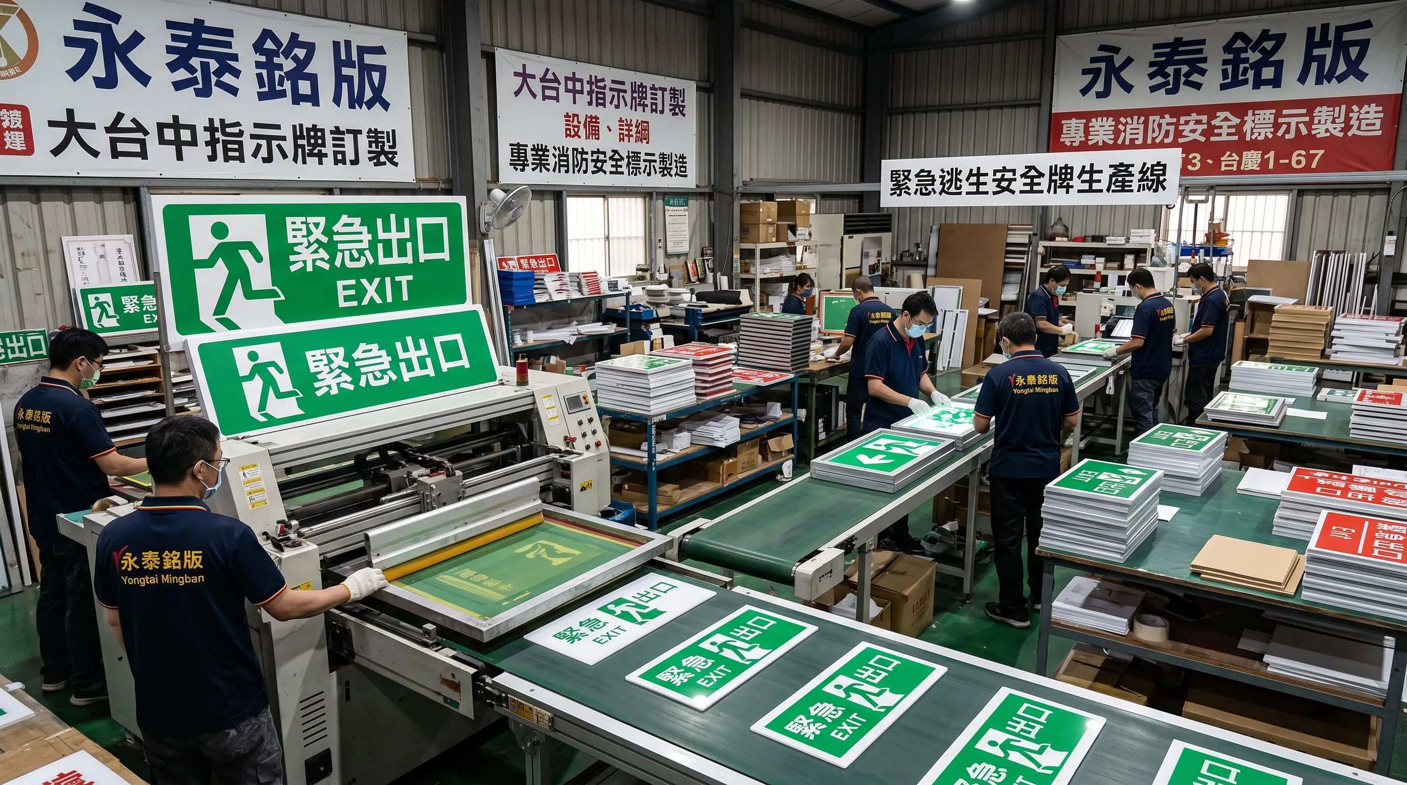 大台中指示牌訂製