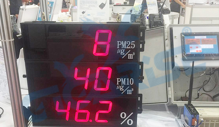 PM2.5空氣品質監測器-壁掛型一氧-二氧-溫濕度