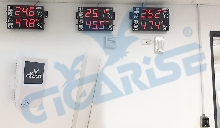 溫溼度偵測控制器-壁掛溫溼度傳送器-溫溼度顯示傳送