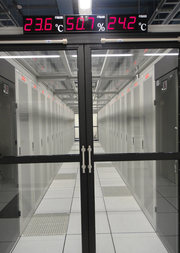 熱電偶溫度顯示器-風管垂直型溫濕度LCD傳送器