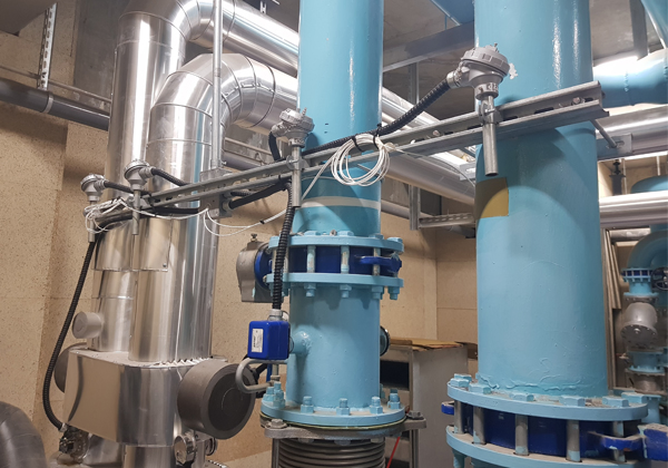 室內型PM2.5粉塵傳送偵測器-溫溼度+露點出線式控制器-管