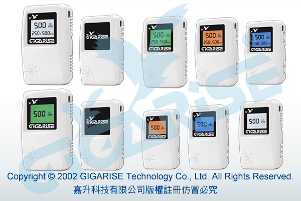 浸入式二氧化碳傳訊器-溫溼度2M出線型控制器-液晶壁掛PM2