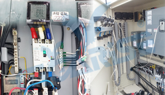 PLC程式控制,複合式電壓表圖控軟體設計,複合式集合式電表