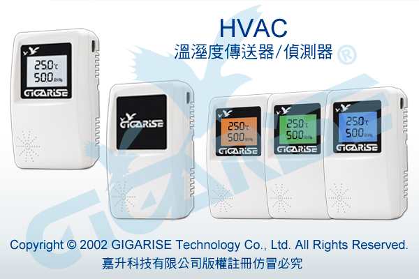 管道式溫溼度CO2氣體偵測器-牆壁掛式一氧化碳感測器