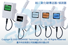 出線直立式推薦飛塵PM2.5監控傳訊器-分離式PVC出線C0