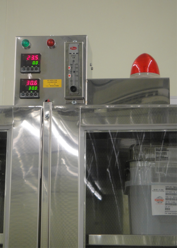 室內型PM2.5粉塵傳送偵測器-溫溼度+露點出線式控制器-管