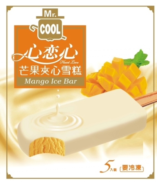 Mr. Cool心戀心芒果夾心雪糕
