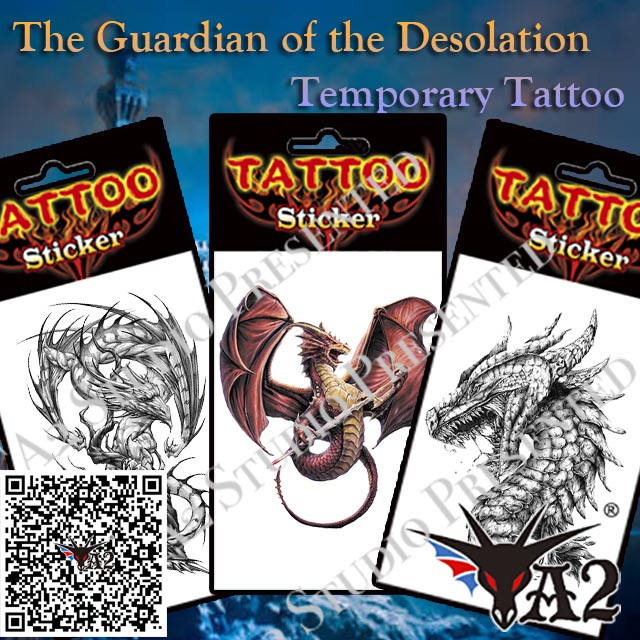 龍紋身貼紙- Dragon  Tattoo