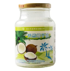 【苦行】天然椰子油(玻璃罐)