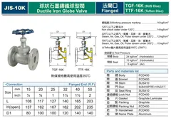 法蘭口16K球型閥型錄-1