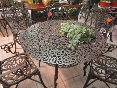 高級鋁製蝴蝶大圓桌