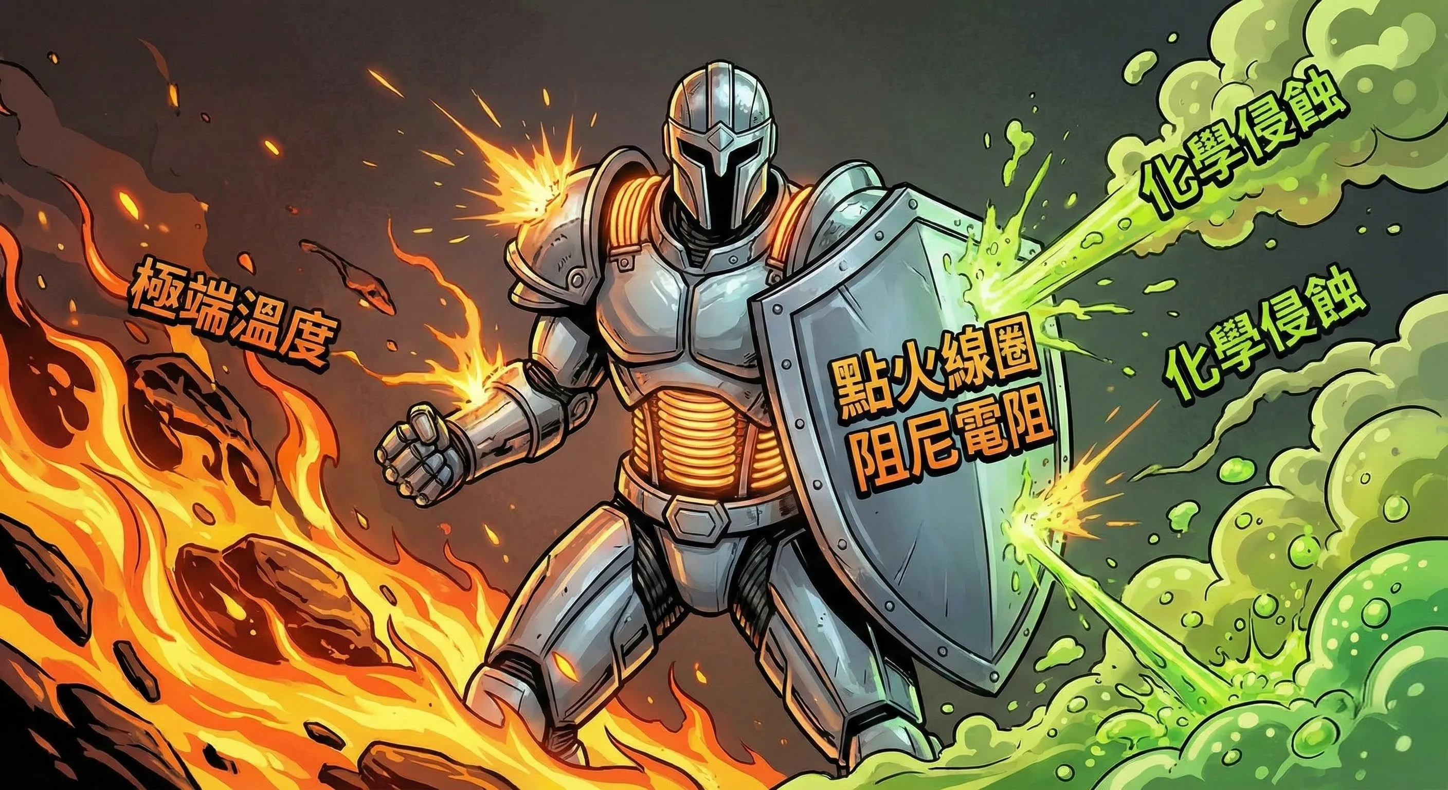 堅固耐用的點火線圈阻尼電阻