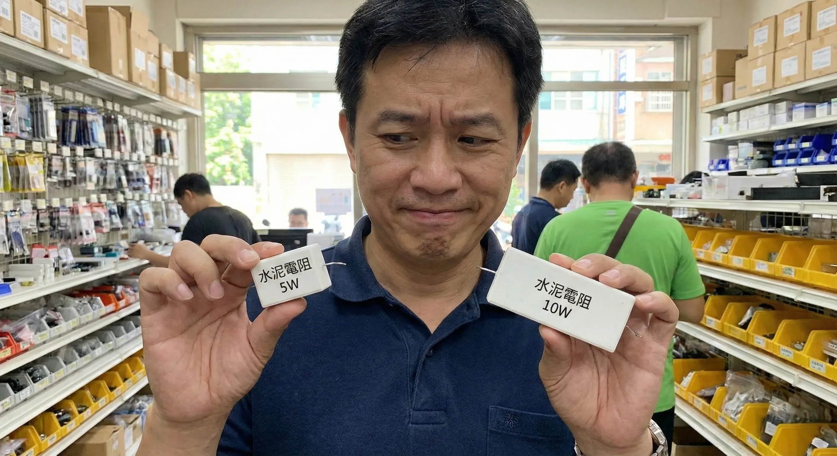 水泥電阻5W與10W