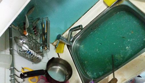 廚房流理台水管堵塞