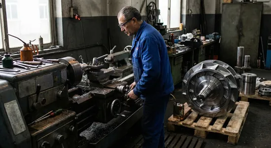 造紙關鍵輥輪與轉子修復：高精度的車床維修件加工