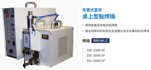 充電式直流桌上型點焊機