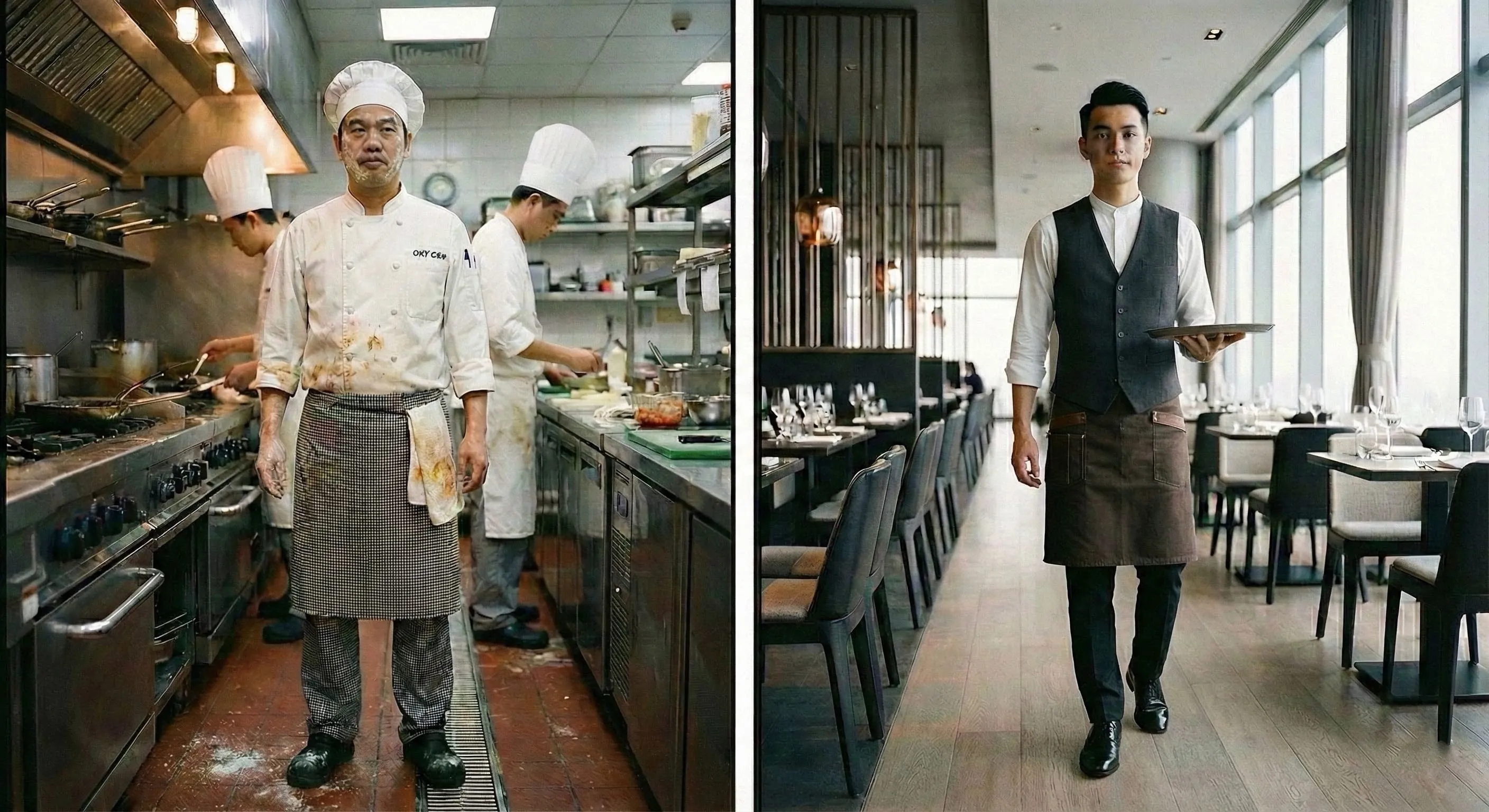 內外場餐飲工作服