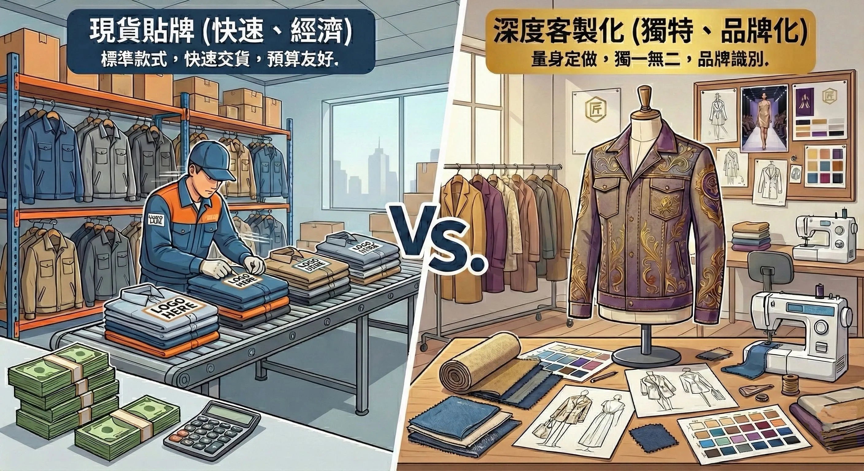 工作服訂做差異