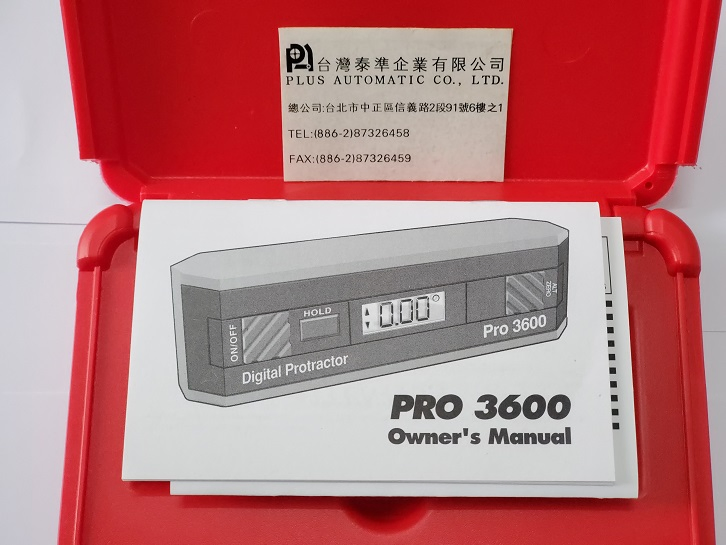美國SPI電子角度器 PRO3600