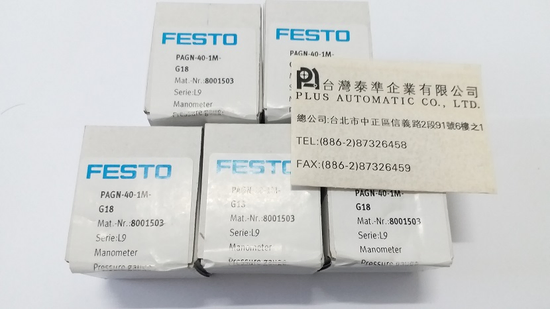 FESTO 壓力錶PAGN-40-1M-G18