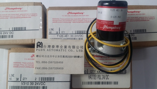 HUMPHREY電磁閥T125-4E1-36-24