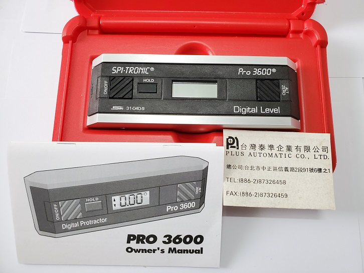 美國SPI 電子角度器PRO3600