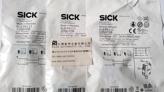 德國SICK 微型光電開關GL6-P4111