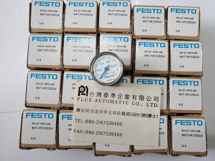 FESTO 壓力錶MA-27-1,0-M5-MPA