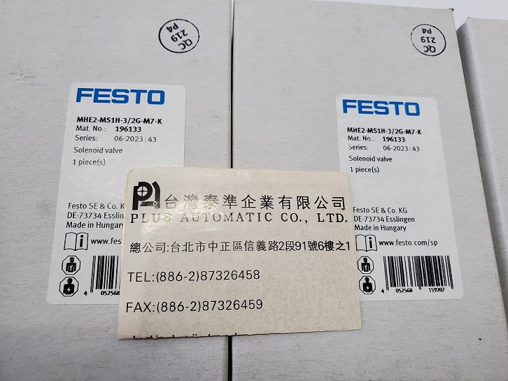 FESTO MHE2-MS1H-3/2G-M7-K