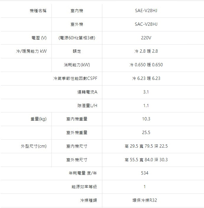 商品尺寸圖