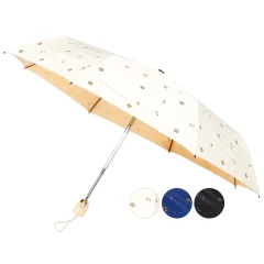 【Weiyi唯一】時尚海洋風抗UV自動雨陽傘