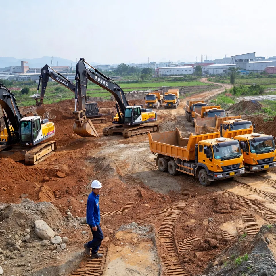 重機協作與土方高效調度