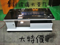 二手家具樂居 BN-DJH全新庫存玻璃雙抽屜大茶几