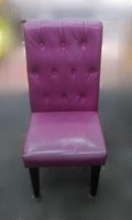 樂居二手家具 A0808DJJ 紫色高背餐椅 洽談