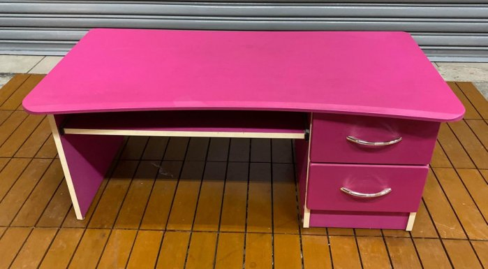 樂居二手傢俱E1122 粉色和室電腦桌