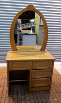 樂居全新中古傢俱B1218AJJ 原木色化妝台